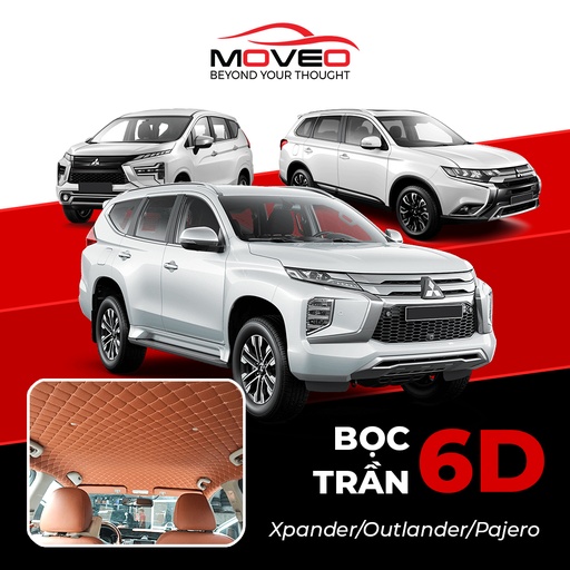 BỌC TRẦN 6D XE XPANDER/OUTLANDER/PAJERO