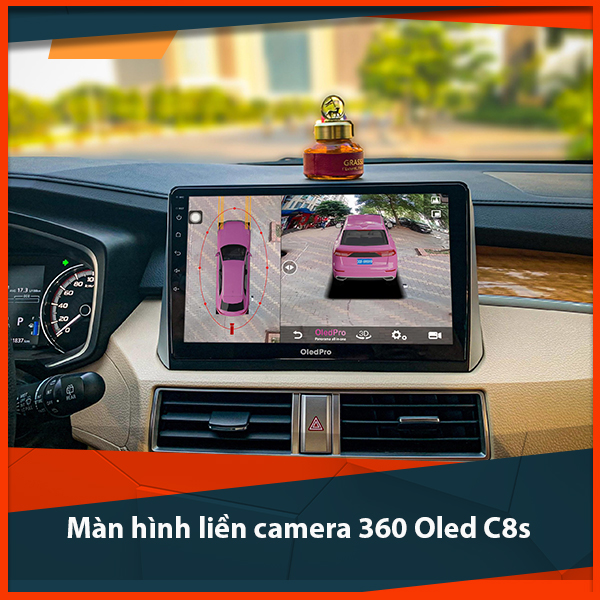 MÀN HÌNH OLED ANDROID C8S 9 INCH + CAMERA 360
